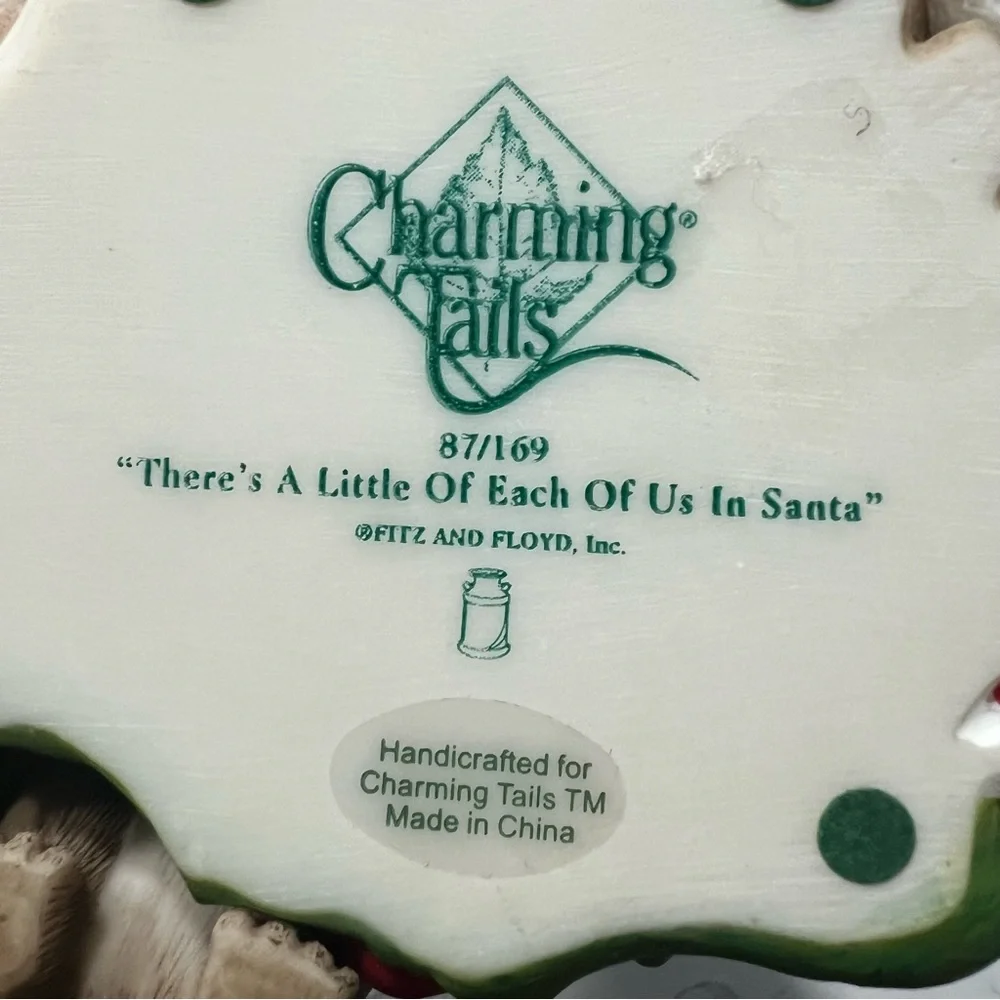 Charming Tails Mice THERE'S A LITTLE OF EACH OF US IN SANTA Ltd Ed 87/169